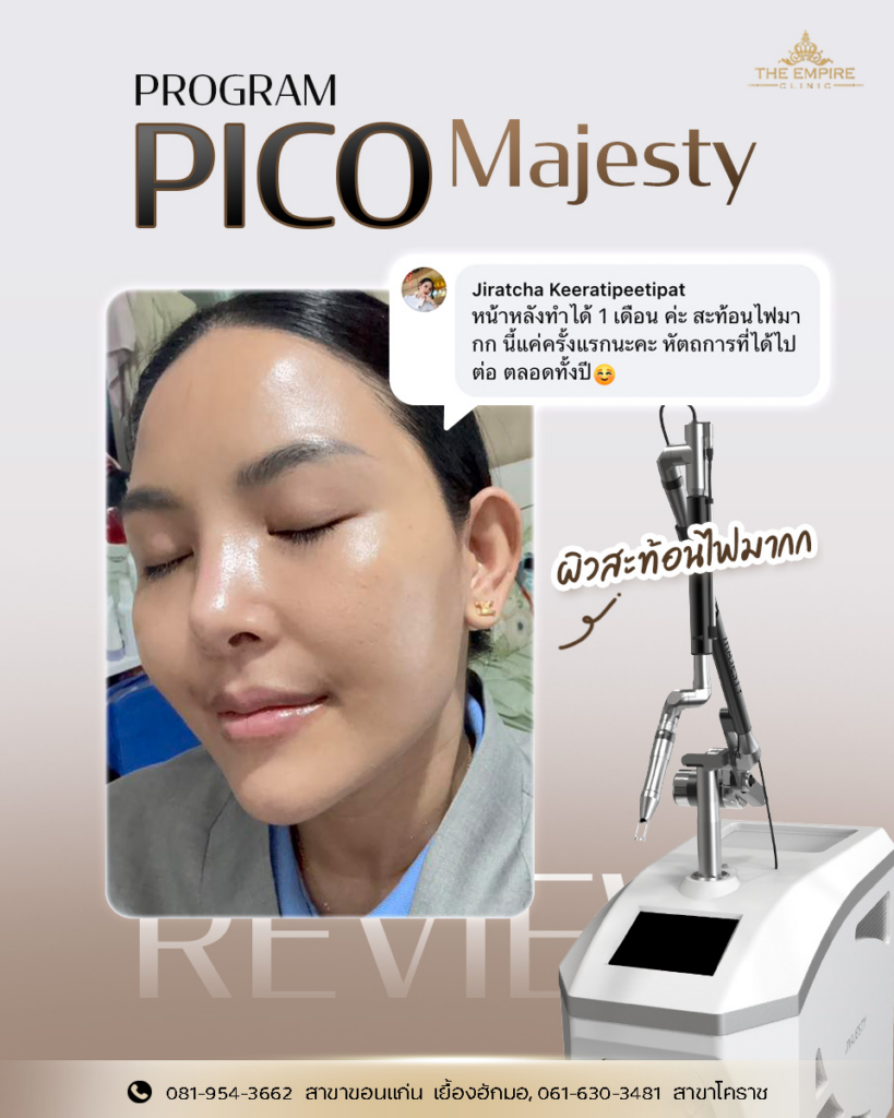 รีวิวคลินิกเสริมความงามขอนแก่นที่ The Empire Clinic