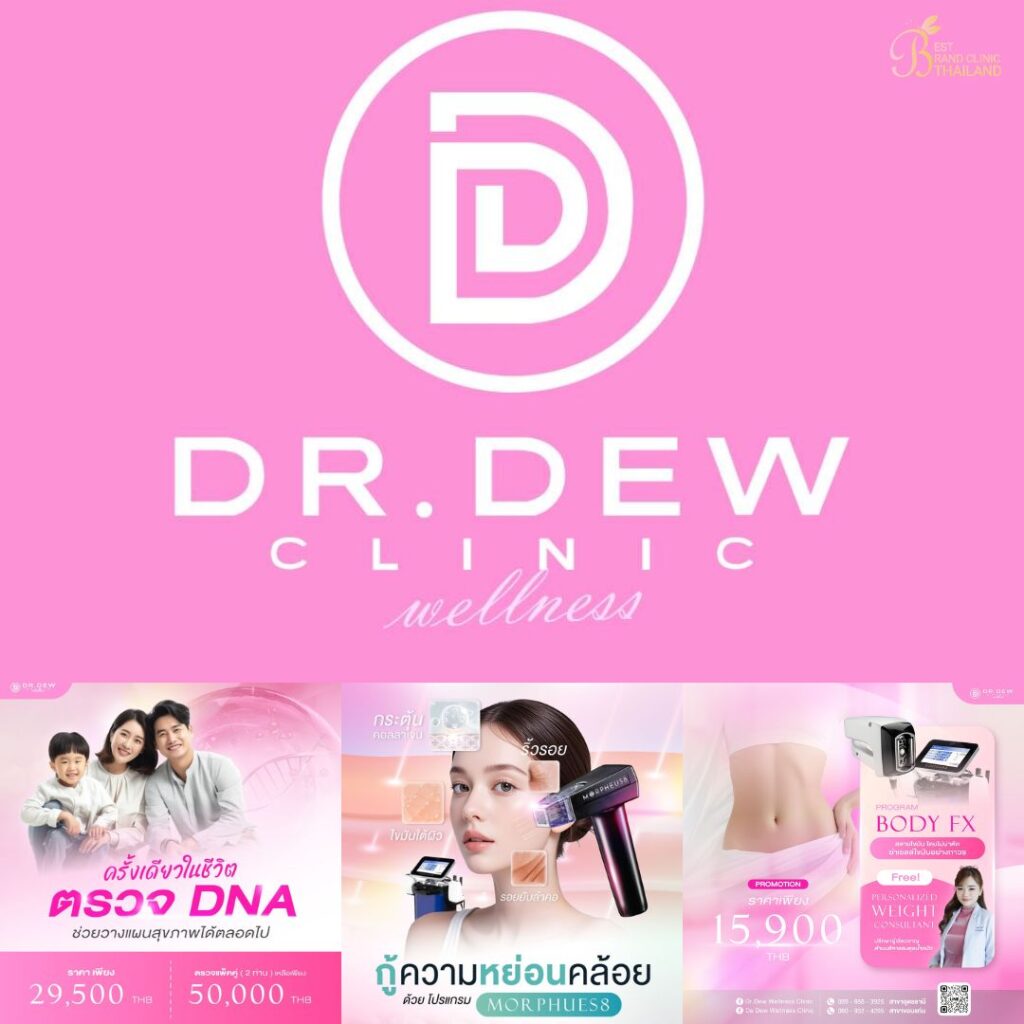 คลินิกเสริมความงาม อุดรธานีที่ Dr.Dew Clinic